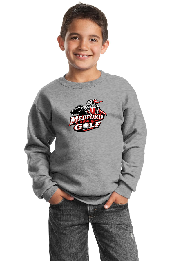 Port & Co Youth Core Fleece Crewneck Sweatshirt