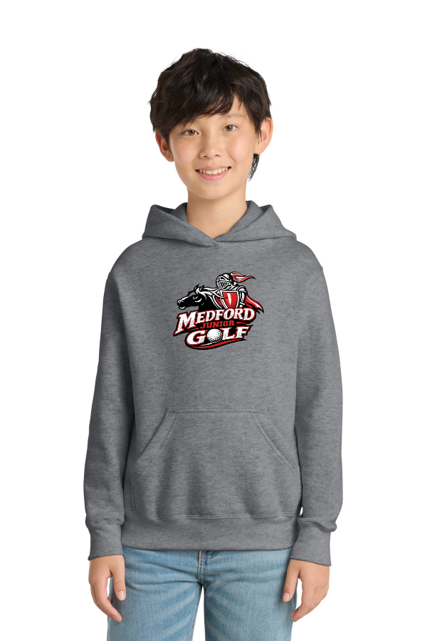 Port & Co Youth Core Fleece Pullover Hooded Sweatshirt
