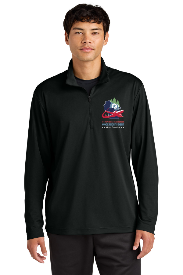 Sport-Tek Micropique Sport-Wick 1/4-Zip ST672 w embroidered crest