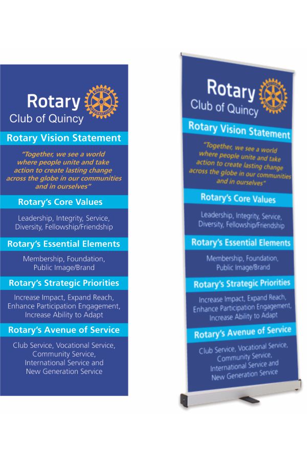 2. Retractable Banner Kit 33.5"