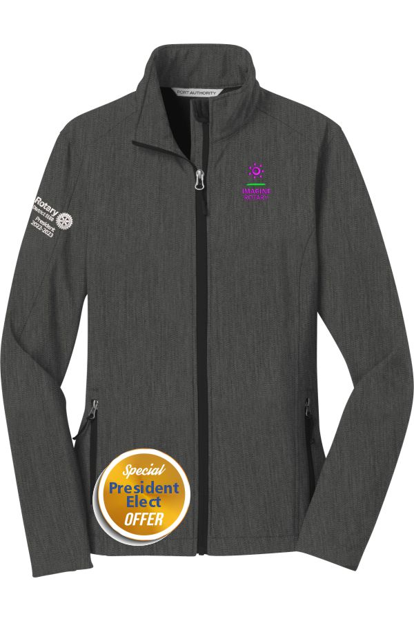 1. Imagine Rotary 2022-2023 Theme Ladies Jacket L317 w/ embroidered logos
