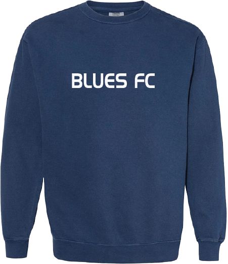 Unisex Comfort Color Crewneck Sweatshirt 1566 w/ Screen Printed Logo