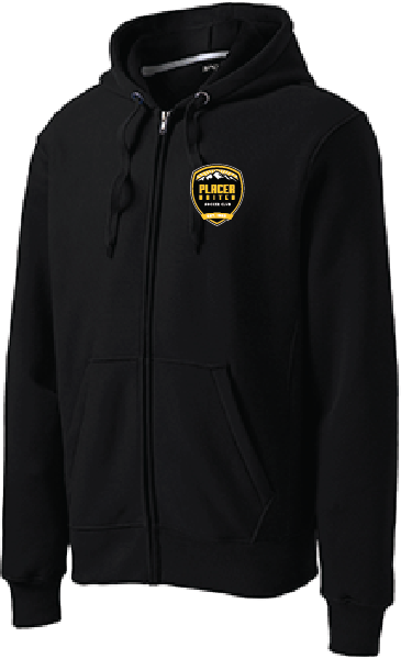 Unisex F282 Sport-Tek Super Heavyweight Full-Zip Hooded Sweatshirt w/ Embroidered Logo