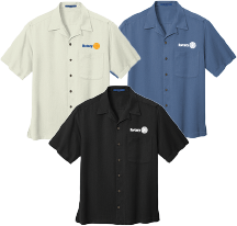 Men's Camp Shirt S535 w/ Embroidered Rotary Logo