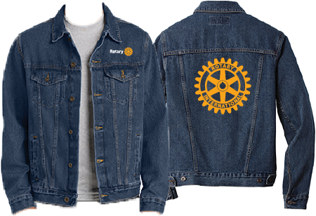 Men's L7620 Port Authority Denim Jacket w/ Embroidered Logos