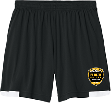 Youth Club 5" Shorts YST442 w/ Placer Badge