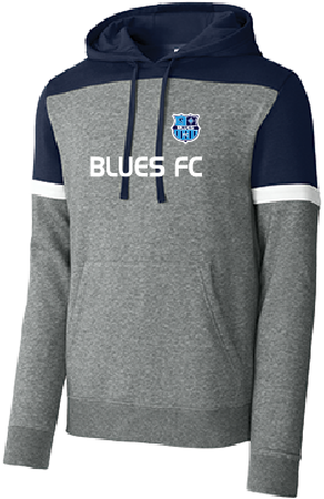 Unisex Sport Tek STF205 Hooded Sweatshirt w/ Blues Logo