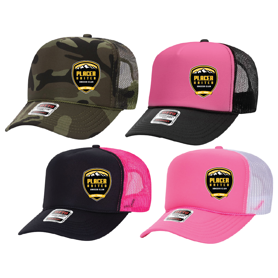 Foam Trucker Hats w/ Heat Transfer Logo