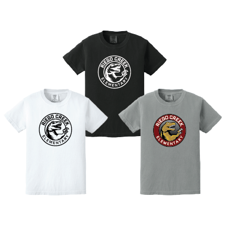 Adult 100% Light Cotton Tee w/ School Logo