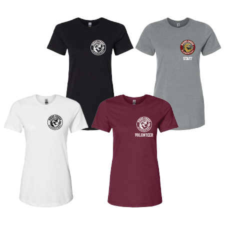 Ladies Tee 64001 w/ School Logo