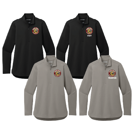 Ladies 1/4 Zip LK880 w/ Embroidered Logo