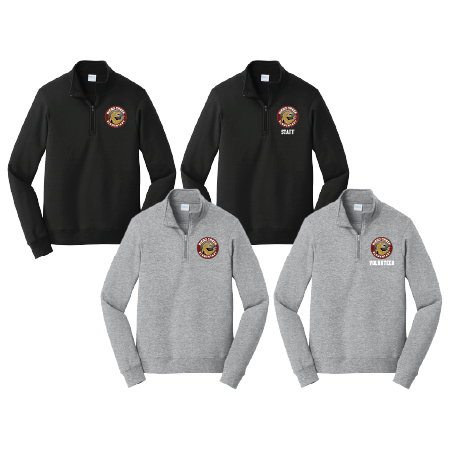 Adult 1/4 Zip PC850Q w/ Embroidered Logo