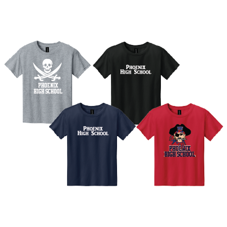 Youth Gildan Light Cotton Tees 3000b w/ Heat Press Logo