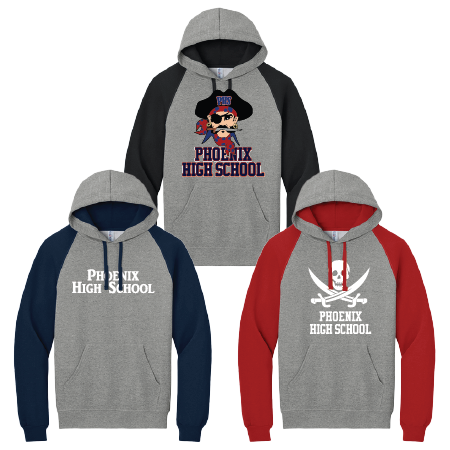 Unisex Jerzee Hoodie 96C w/ Heat Press Logo