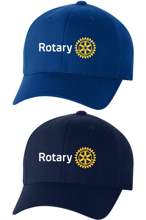 Hat-FlexFit 6277 w/ embroidered Rotary Logo