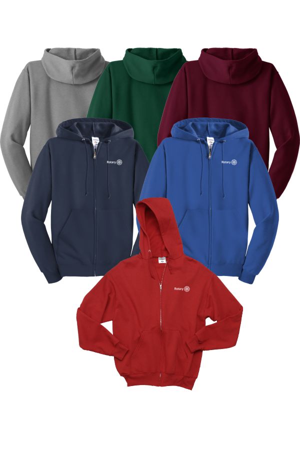 Unisex Zip Up Hoodie 993M Various Colors Available