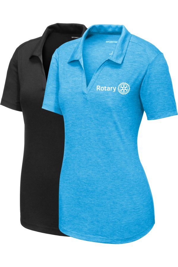 Ladies LST405 Embroidered Polo Tri-Blend