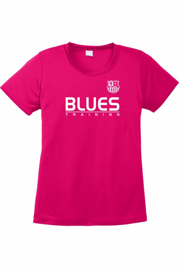Blues Girls or Ladies Pink  Training Tee
