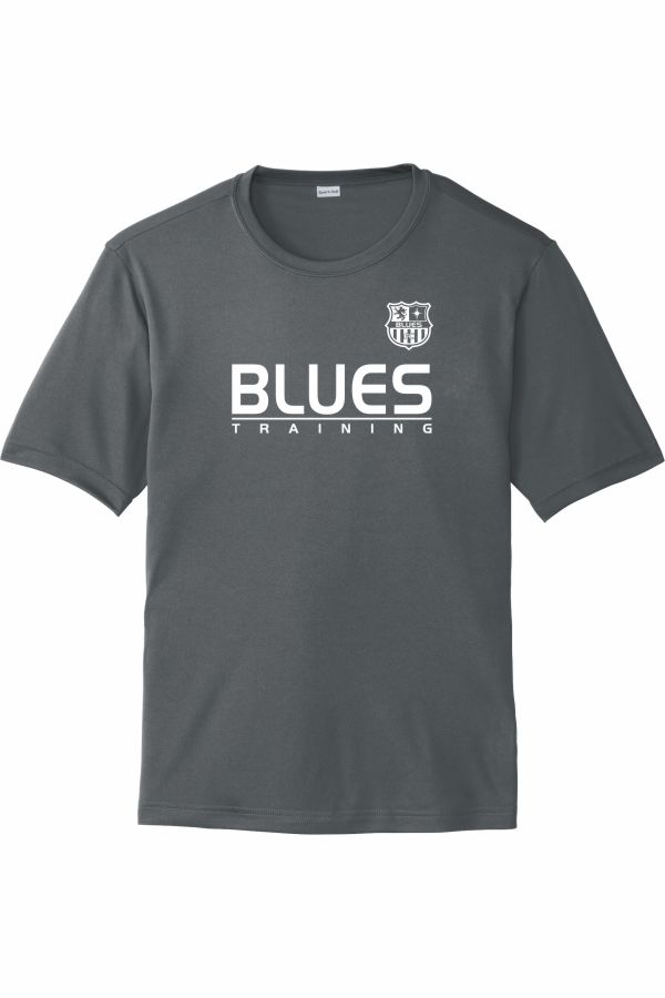 Blues Girls or Ladies Iron Grey Training Tee