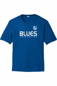 Blues Boys or Mens Royal Blue Training Tee