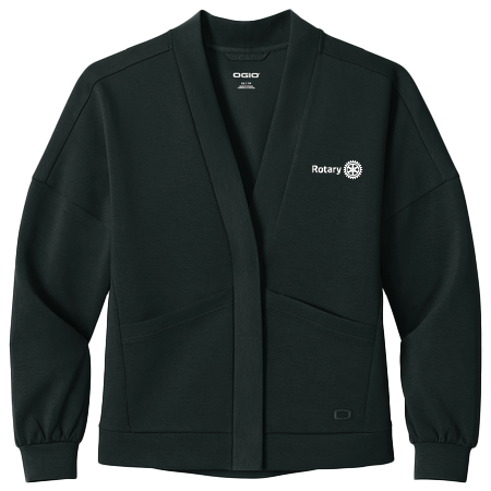 Ladies LOG862 OGIO Women’s Transcend Cardigan w/ Embroidered Logo