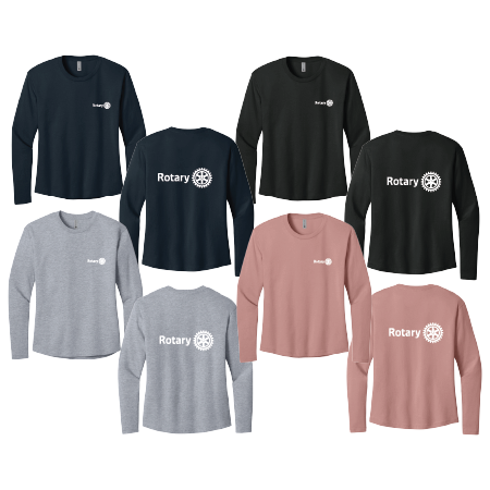 Ladies NL3911 Next Level Apparel Women’s Cotton Relaxed Long Sleeve Tee w/ Pressed Logo
