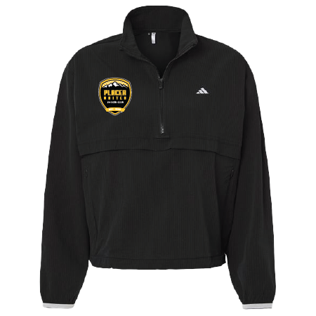 Ladies A1012 Adidas Go-To Quarter-Zip Jacket w/ Logo