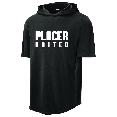 Unisex ST445 Sport-Tek Club Short Sleeve Hoodie w/ Logo