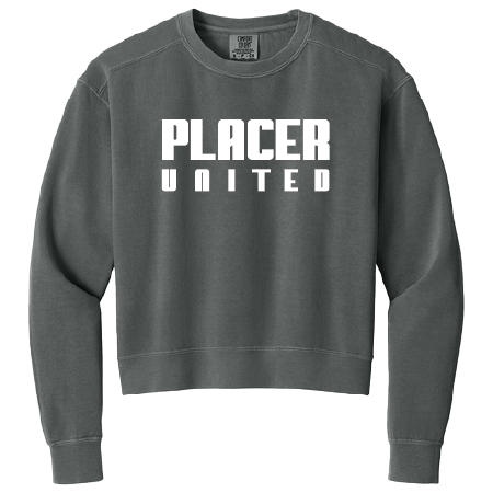 Ladies 1566L Comfort Colors Women’s Mid-Length Crewneck Sweatshirt w/ Logo
