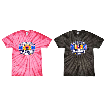 Youth Tie Dye 1000y Tee w/ Event Logo heat pressed