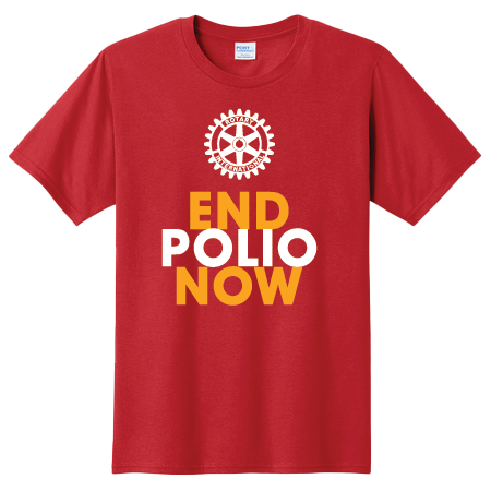 Unisex Port & Co Fan Favorite Tee w/ End Polio Logo