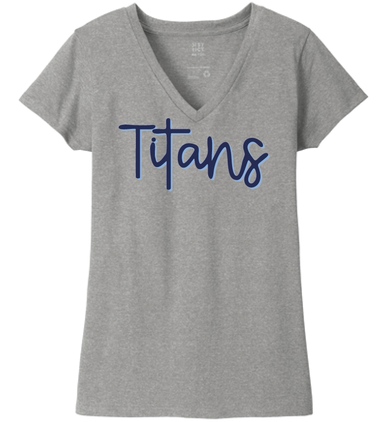 Titans Ladies V-Neck T-Shirt