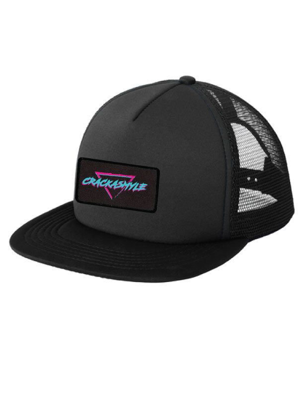 Flat Bill Snapback Trucker Cap