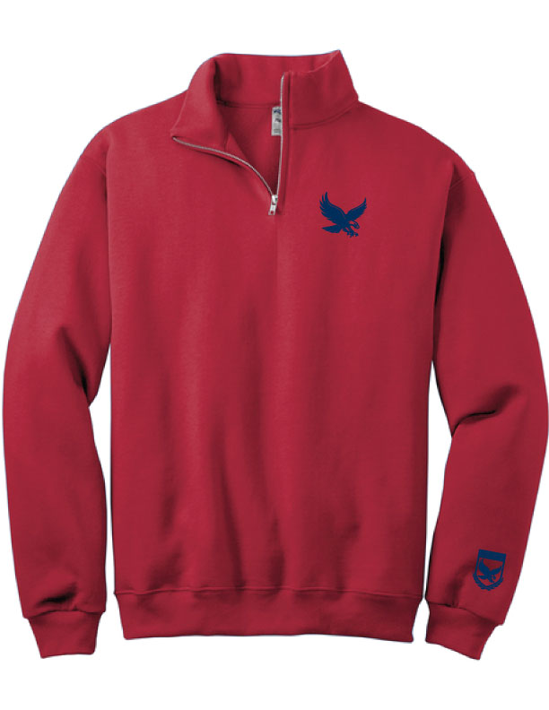 *1/4-Zip Cadet Collar Sweatshirt