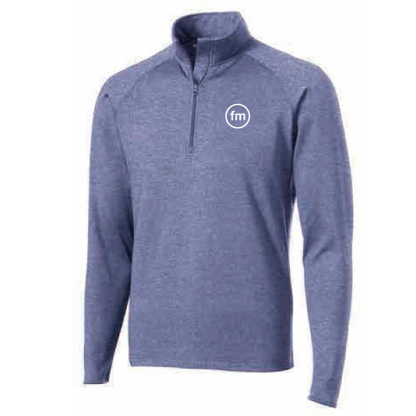 10 - ST850 Mens Sport-Tek Sport-Wick Stretch 1/2-Zip Pullover