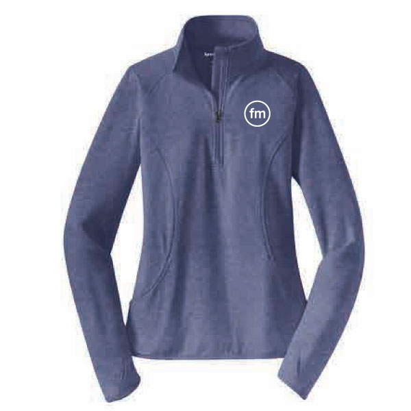 11 - LST850 Sport-Tek Ladies Sport-Wick Stretch 1/2-Zip Pullover