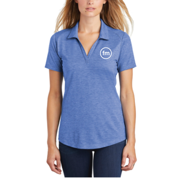28 - LST405 Sport-Tek Ladies PosiCharge Tri-Blend Wicking Polo