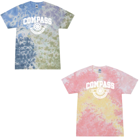 01 - 1000 Colortone Tie Dye Short Sleeve T-Shirt