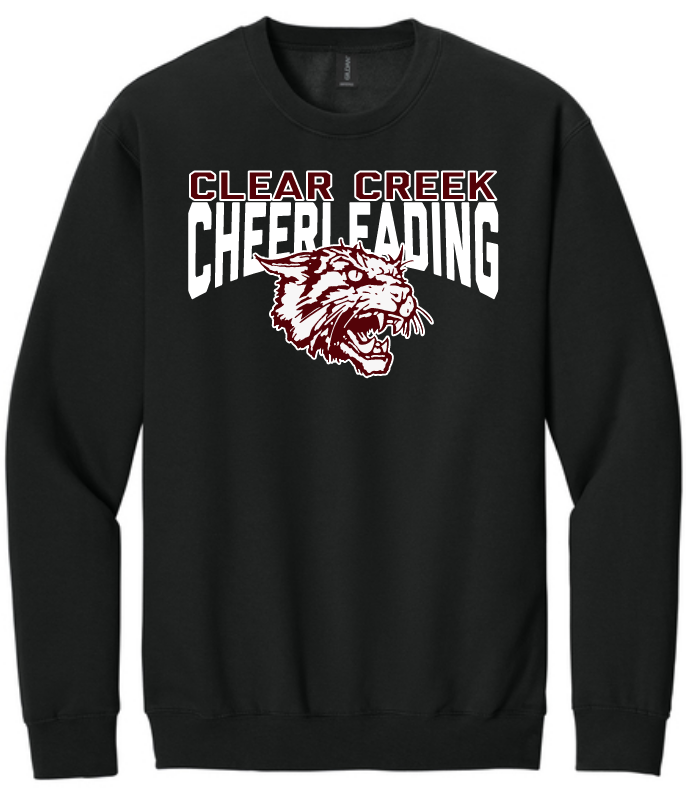 Clear Creek Cheerleading Crewneck Sweatshirt SF000