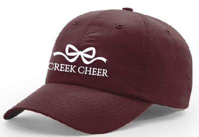 Creek Cheer with Ribbon on Embroidered on Yupoong Dad Hat
