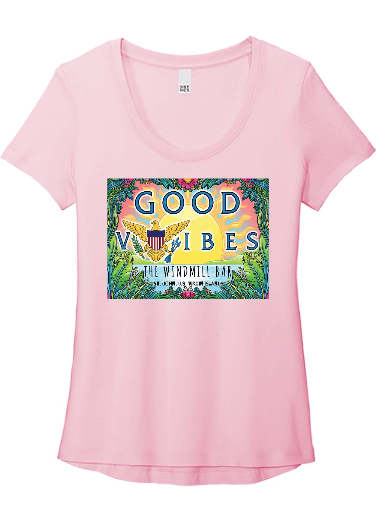 Windmill Good Vibes Womens Top- Lilac