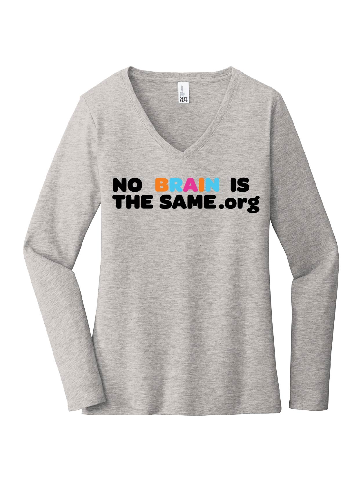 District Women's Very Important Tee Long Sleeve V Neck