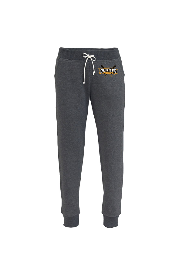 Embroidered Ladies Jogger with Quakes logo on left thigh