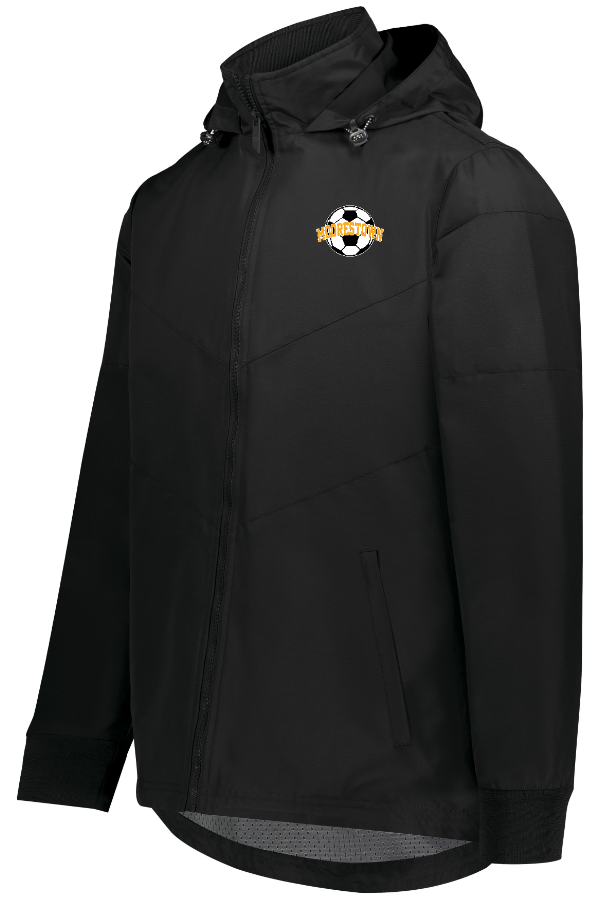 Youth Unisex Embroidered Jacket with Soccer logo on left chest