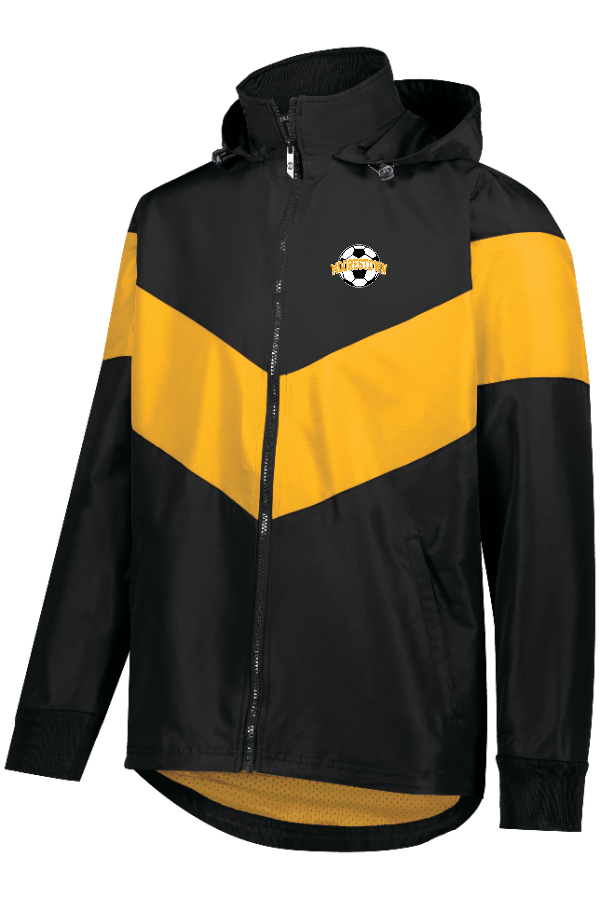 Embroidered Adult Unisex Jacket with Soccer logo on left chest