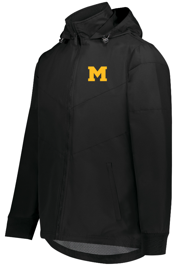 Embroidered Adult Unisex Jacket with Moorestown M on left chest