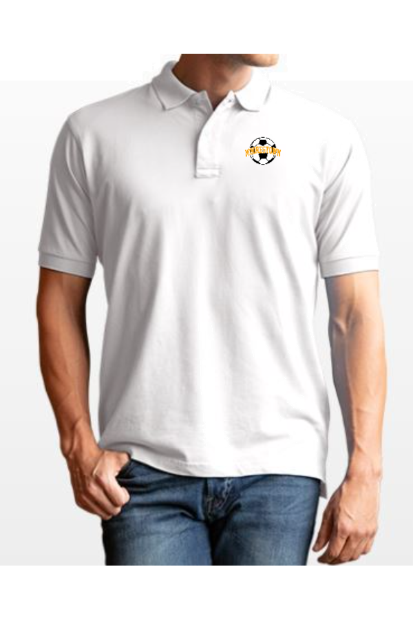 Embroidered Men's Vantage Perfect Polo with SOCCER  logo  on left chest
