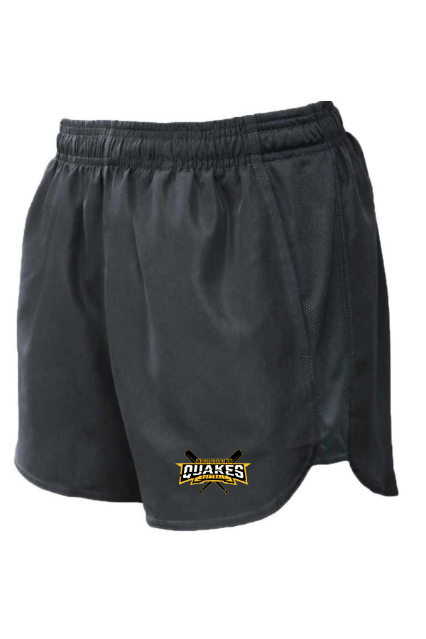 Embroidered Ladies Field Shorts with Quakes Logo on left thigh