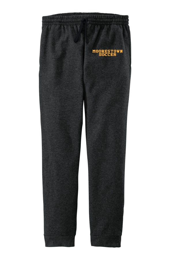 Embroidered Adult Unisex NuBlend Fleece Jogger with Moorestown Soccer  on thigh