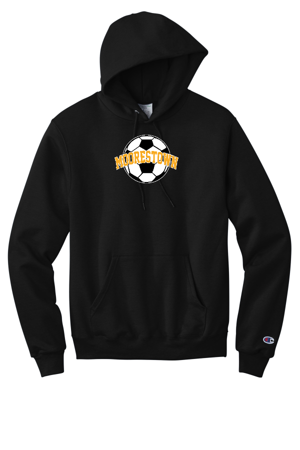Printed Adult Unisex Champion  Eco Fleece Pullover Hoodie with SOCCER  logo